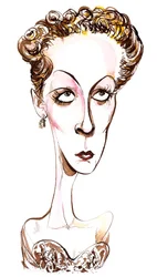Danielle Darrieux (caricatura)